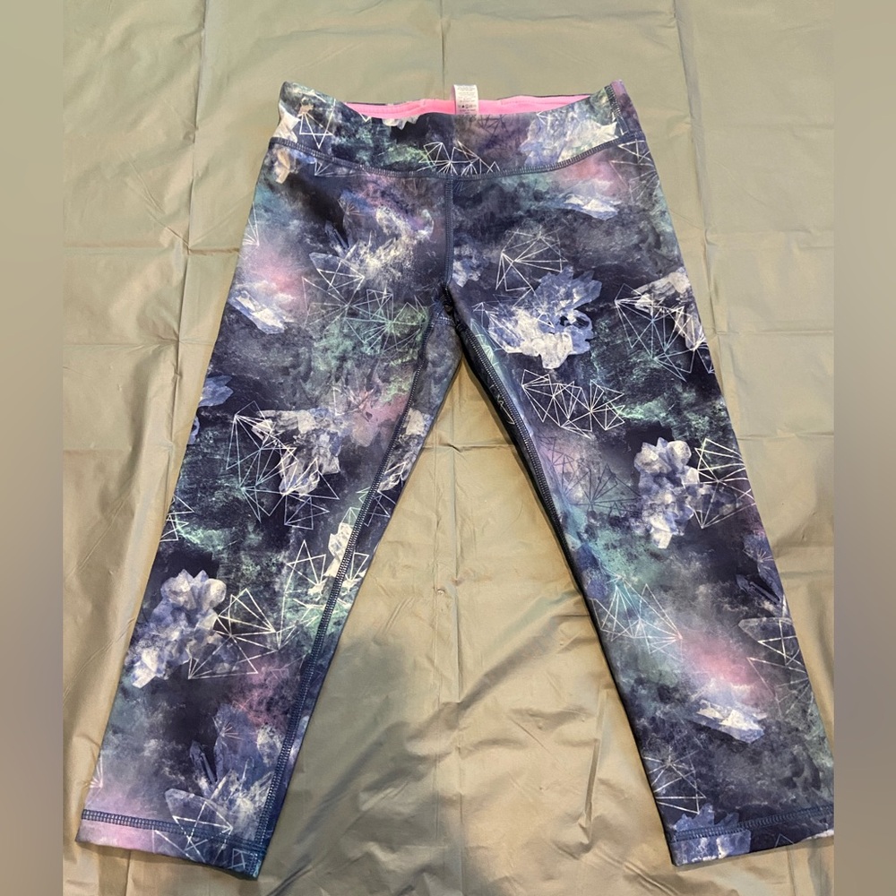 Ivivva by Lululemon (girls 14) Crop Galaxy Leggings VGUC